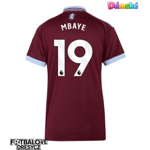 Aston Villa Ibrahim Mbaye #19 Dámské Domácí Dres 2026-27 Krátký Rukáv Aston Villa Ibrahim Mbaye #19 Dámské Domácí Dres 2026-27 Krátký Rukáv